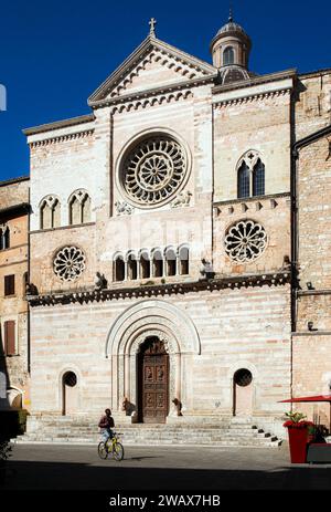 Italie Ombrie Foligno : cathédrale San Feliciano - IX - X siècle Banque D'Images