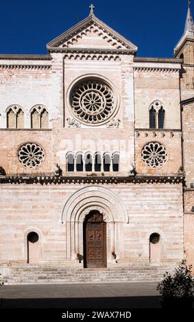 Italie Ombrie Foligno : cathédrale San Feliciano - IX - X siècle Banque D'Images