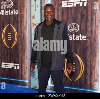 Houston, États-Unis. 06 janvier 2024. Joey Galloway assiste à l'ESPN and College football Playoff Allstate Party au Post à Houston, Texas, le 6 janvier 2024. (Photo de Jerome Hicks/Sipa USA) crédit : SIPA USA/Alamy Live News Banque D'Images