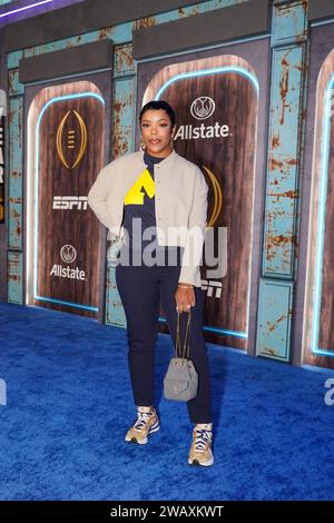 Houston, États-Unis. 06 janvier 2024. Brittany Seahorn assiste à l'ESPN and College football Playoff Allstate Party au Post à Houston, Texas, le 6 janvier 2024. (Photo de Jerome Hicks/Sipa USA) crédit : SIPA USA/Alamy Live News Banque D'Images