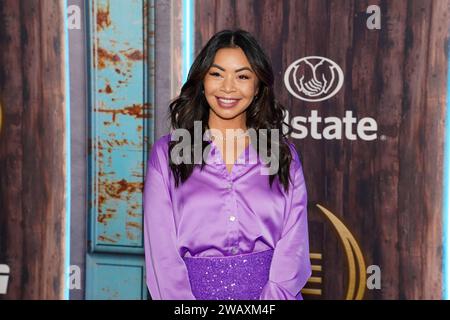 Houston, États-Unis. 06 janvier 2024. Roselyn Weaver assiste à l'ESPN and College football Playoff Allstate Party au Post à Houston, Texas, le 6 janvier 2024. (Photo de Jerome Hicks/Sipa USA) crédit : SIPA USA/Alamy Live News Banque D'Images