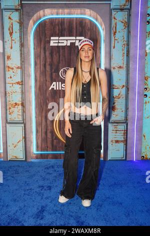 Houston, États-Unis. 06 janvier 2024. Alli Walker assiste à l'ESPN and College football Playoff Allstate Party au Post à Houston, Texas, le 6 janvier 2024. (Photo de Jerome Hicks/Sipa USA) crédit : SIPA USA/Alamy Live News Banque D'Images