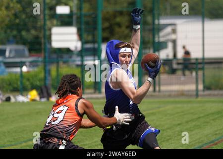 Cardiff Hurricanes contre Coventry Phoenix Banque D'Images