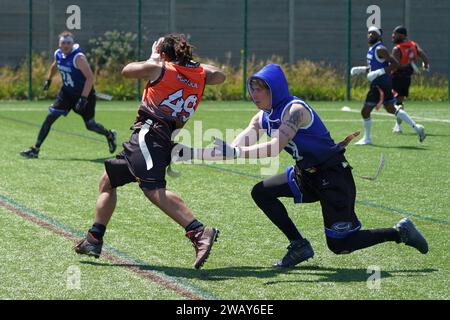 Cardiff Hurricanes contre Coventry Phoenix Banque D'Images