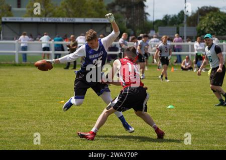 Joe Cotterill - Cardiff Hurricanes Flag football Banque D'Images