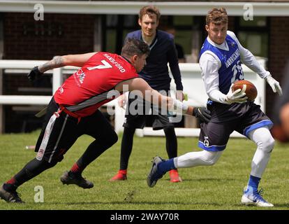 Joe Cotterill - Cardiff Hurricanes Flag football Banque D'Images