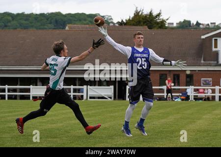Joe Cotterill - Cardiff Hurricanes Flag football Banque D'Images