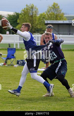 Joe Cotterill - Cardiff Hurricanes Flag football Banque D'Images
