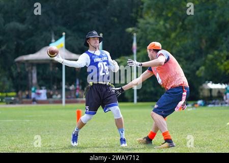 Joe Cotterill - Cardiff Hurricanes Flag football Banque D'Images