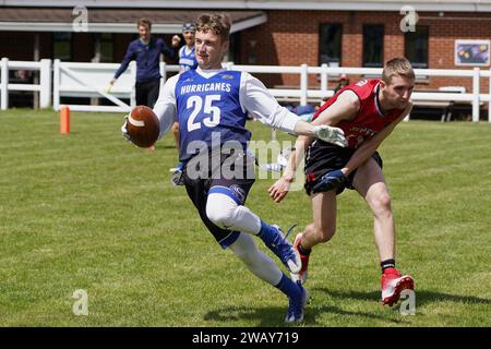 Joe Cotterill - Cardiff Hurricanes Flag football Banque D'Images