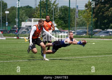 Cardiff Hurricanes contre Coventry Phoenix Banque D'Images