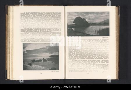 Zeelandschap, Heinrich Beck (1874-1960), c. 1898 - en 1903 ou avant le papier d'impression photomécanique mer (paysage marin) Banque D'Images