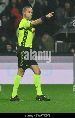 Salerne, Italie, 01 janvier , 2024 Marco Guida l'arbitre lors de la Serie A Macth entre l'US Salernitana 1919 vs Juventus FC crédit : Agostino Gemito / Alamy Live News Banque D'Images