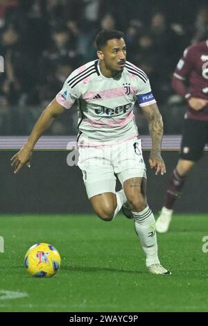 Salerne, Italie, 01 janvier 2024 Danilo de la Juventus FC en action lors de la Serie A Macth entre l'US Salernitana 1919 et la Juventus FC crédit : Agostino Gemito/ Alamy Live News Banque D'Images