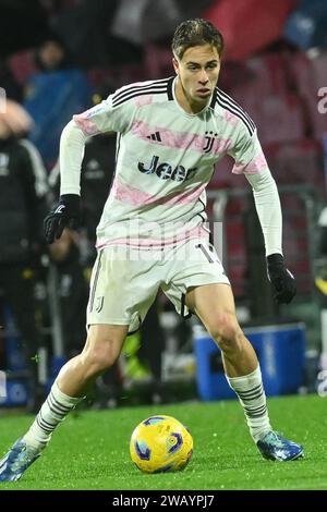 Salerne, Italie, 01 janvier , 2024 Kenan Yıldız de la Juventus FC pendant la Serie A Macth entre l'US Salernitana 1919 et la Juventus FC Credit : Agostino Gemito/ Alamy Live News Banque D'Images