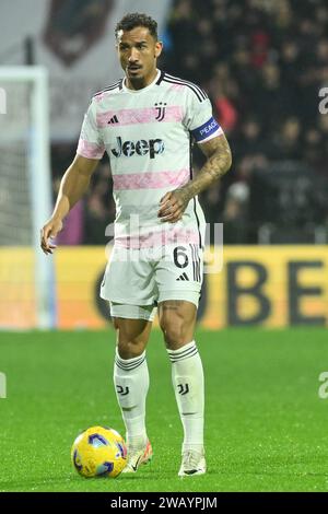 Salerne, Italie, 01 janvier 2024 Danilo de la Juventus FC en action lors de la Serie A Macth entre l'US Salernitana 1919 et la Juventus FC crédit : Agostino Gemito/ Alamy Live News Banque D'Images