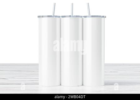 Gobelet moulant de 20 oz pour sublimation. rendu 3d. Banque D'Images