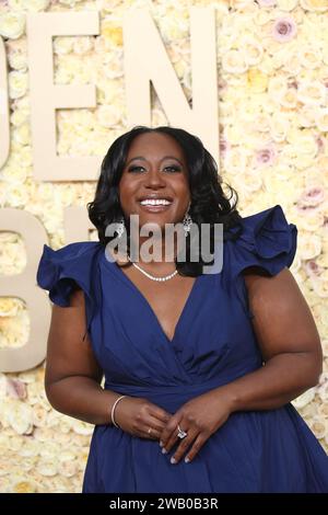Beverly Hills, États-Unis. 07 janvier 2024. Angelique Jackson au 81e Golden Globe Awards qui s'est tenu à l'hôtel Beverly Hilton le 7 janvier 2024 à Beverly Hills, en Californie. Crédit : PMC/Alamy Live News crédit : PMC/Alamy Live News Banque D'Images