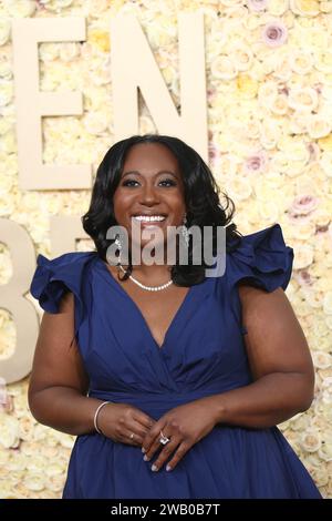 Beverly Hills, États-Unis. 07 janvier 2024. Angelique Jackson au 81e Golden Globe Awards qui s'est tenu à l'hôtel Beverly Hilton le 7 janvier 2024 à Beverly Hills, en Californie. Crédit : PMC/Alamy Live News crédit : PMC/Alamy Live News Banque D'Images