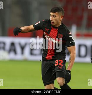 Leverkusen, Deutschland. 07 janvier 2024. Gustavo Puerta (Bayer), Leverkusen, Deutschland, 07.01.2024, Testspiel, Bayer 04 Leverkusen - Venezia FC. Crédit : Juergen Schwarz/Alamy Live News Banque D'Images