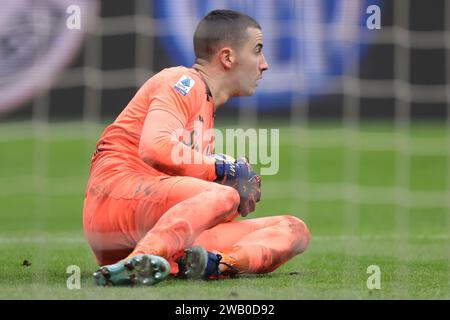 Milan, Italie. 6 janvier 2024. Lorenzo Montipo de Hellas Verona lors du match de Serie A à Giuseppe Meazza, Milan. Le crédit photo devrait se lire : Jonathan Moscrop/Sportimage crédit : Sportimage Ltd/Alamy Live News Banque D'Images