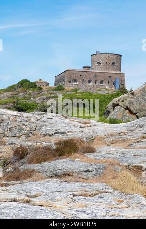 Forteresse de Carlsten, île de l'archipel de Marstrandsoe, Marstrand, province de Vaestra Goetalands laen, Suède Banque D'Images