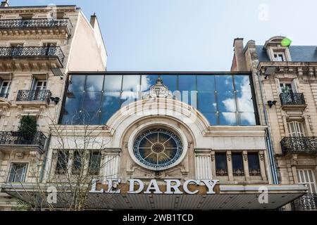 Old cinema in the old town, Dijon, Departement Cote d'Or, Bourgogne-Franche-Comte, Burgundy, France Stock Photo