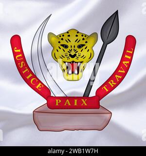 Afrique, Union africaine, les armoiries de la République démocratique du Congo, Studio Banque D'Images