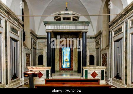 Cappella della Reliquie dans la Basilica di Santa Croce in Gerusalemme, Rome, Italie, Banque D'Images