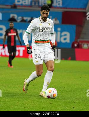 Fussball, Testspiel, Freundschaftsspiel, Bayer 04 Leverkusen - Vanezia CF, 07.01.2024, BayArena Leverkusen Nunzio Lella FC Vanecia Aktion, Einzelbild, Fotocopright Gladys Chai von der Laage les règlements DFL interdisent toute utilisation de photographies comme séquences d'images et/ou quasi-vidéos. Banque D'Images