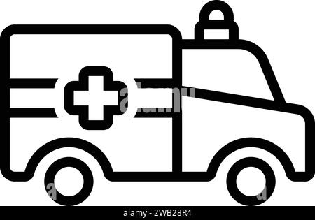 Icône pour ambulance, urgences Illustration de Vecteur