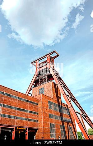 Zeche Zollverein (Essen, Rhénanie-du-Nord-Westphalie); Mine de charbon, complexe industriel Banque D'Images