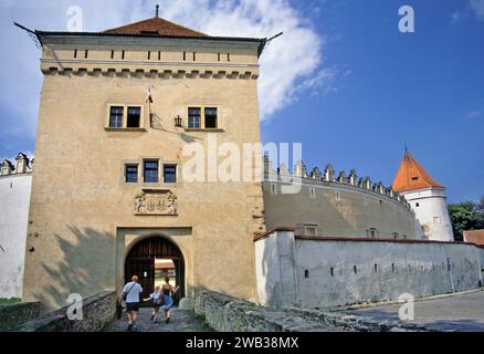 Château de Kezmarok à Kezmarok, région de Spis, Slovaquie Banque D'Images