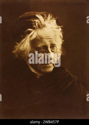 Sir John Herschel (1792-1871) Julia Margaret Cameron. 1867. Impression d'albumine à partir d'un négatif collodion humide. Banque D'Images