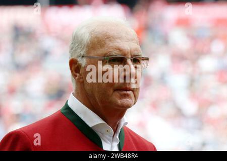 Franz Beckenbauer, Ehrenpräsident, FC Bayern München, Fußball-Kaiser 1. BL : 16-17-34. Spieltag - FC Bayern München vs SC Freiburg Banque D'Images