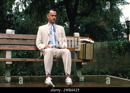 Forrest Gump Année : 1994 USA Tom Hanks Réalisateur : Robert Zemeckis Banque D'Images