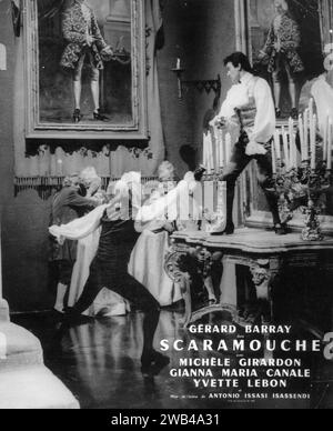La máscara de Scaramouche les aventures de Scaramouche année : 1963 Italie / Espagne / France réalisateur : Antonio Isasi-Isasmendi Gérard Barray Banque D'Images