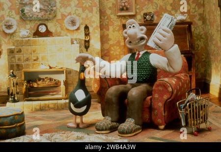 Wallace & Gromit : The Wrong Trousers année : 1993 UK réalisateur : Nick Park animation Banque D'Images