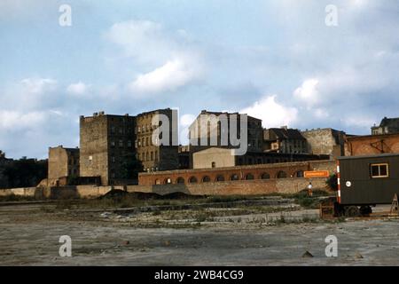 Berlin, la ville déserte et partiellement détruite après la Seconde Guerre mondiale, vers 1958 Banque D'Images