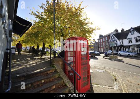 Framlingham Market Square, Suffolk, Angleterre, Royaume-Uni. Banque D'Images