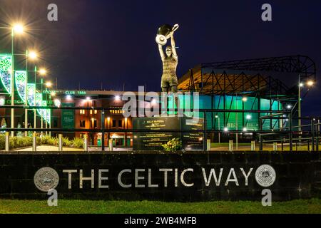 Celtic FC, Celtic Park Stadium, Glasgow, Écosse, Royaume-Uni Banque D'Images