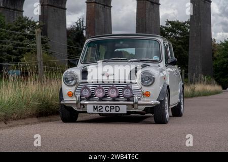 1990s Mini Cooper est une voiture britannique classique Banque D'Images