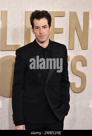 Beverly Hills, États-Unis. 08 janvier 2024. Mark Ronson assiste à la 81e édition des Golden Globe Awards au Beverly Hilton le 07 janvier 2024 à Beverly Hills, en Californie. Photo : Casey Flanigan/imageSPACE crédit : Imagespace/Alamy Live News Banque D'Images