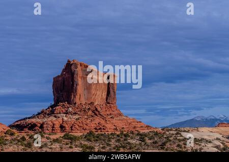 Moab, UT, États-Unis. 25 novembre 2023. Les formations rocheuses fascinantes de l'Utah capturent les merveilles géologiques à couper le souffle. (Image de crédit : © Walter G Arce SR Grindstone Medi/ASP) USAGE ÉDITORIAL SEULEMENT! Non destiné à UN USAGE commercial ! Banque D'Images