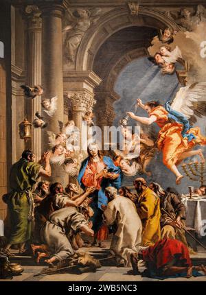 (Venise) institution de l'Eucharistie par Giandomenico Tiepolo Banque D'Images