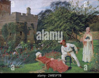 (walter crane rw george howard 9e comte de carlisle et rosalind count093330) Banque D'Images