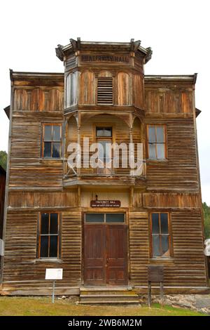 Fraternity Hall, parc national d'Elkhorn, forêt nationale de Beaverhead-Deerlodge, Montana Banque D'Images