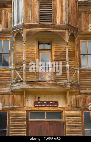 Fraternity Hall, parc national d'Elkhorn, forêt nationale de Beaverhead-Deerlodge, Montana Banque D'Images