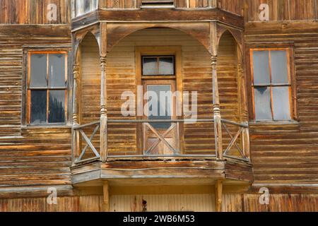 Fraternity Hall, parc national d'Elkhorn, forêt nationale de Beaverhead-Deerlodge, Montana Banque D'Images