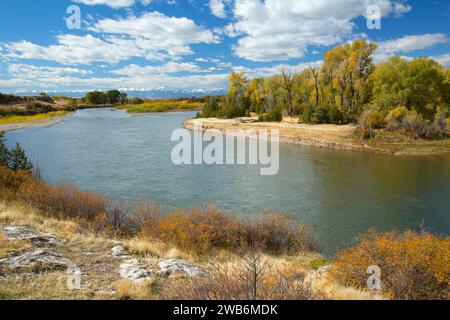 Missouri River, Missouri Headwaters State Park, Montana Banque D'Images